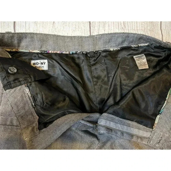 WD.NY Black Womens Cargo Dress Pants Sz 34 W 32L - Picture 6 of 10